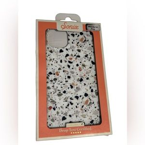 Sonix white speckled iPhone 14 Plus phone case